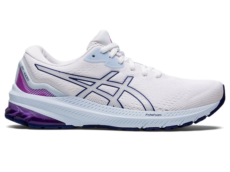 Asics Gt-1000 11 (D) Tenisiće Ženske Bijele Plave | RS3421-301