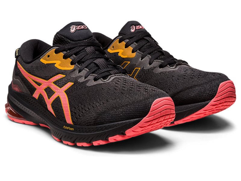 Asics Gt-1000 11 GTX Tenisiće Ženske Crne Koraljne | RS7368-173