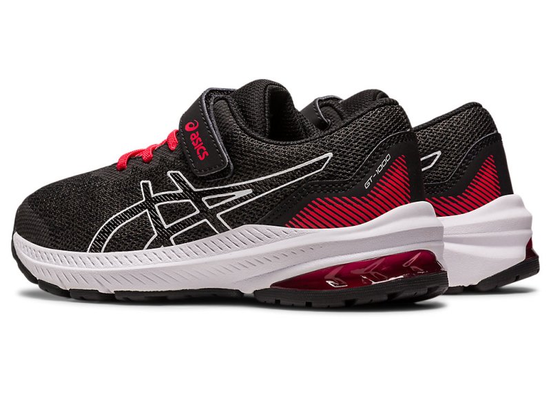 Asics Gt-1000 11 Sports Patike Dječje Crne Crvene | RS3776-844