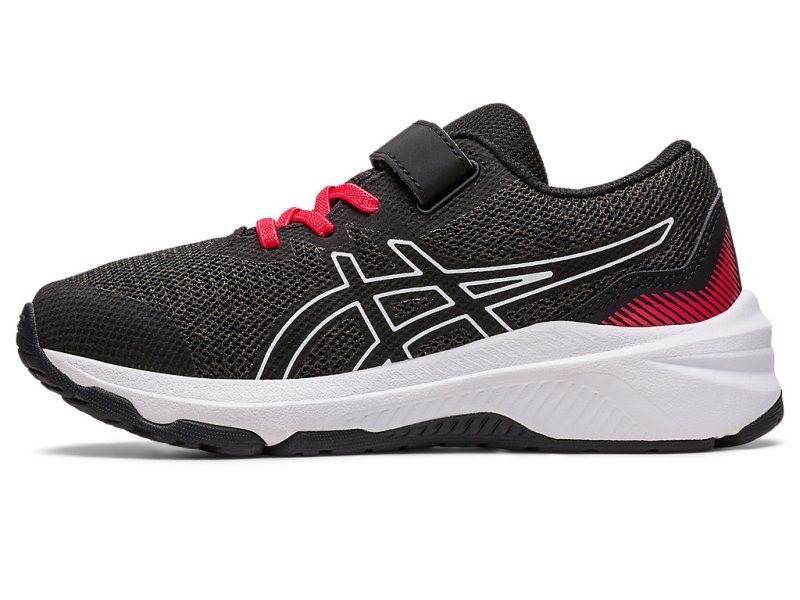 Asics Gt-1000 11 Sports Patike Dječje Crne Crvene | RS3776-844