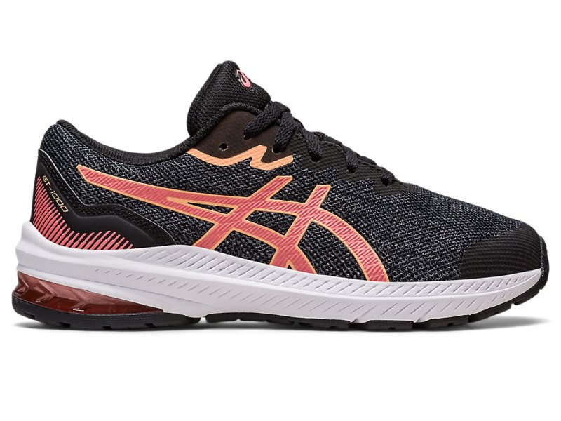 Asics Gt-1000 11 Sports Patike Dječje Crne Koraljne | RS4497-109