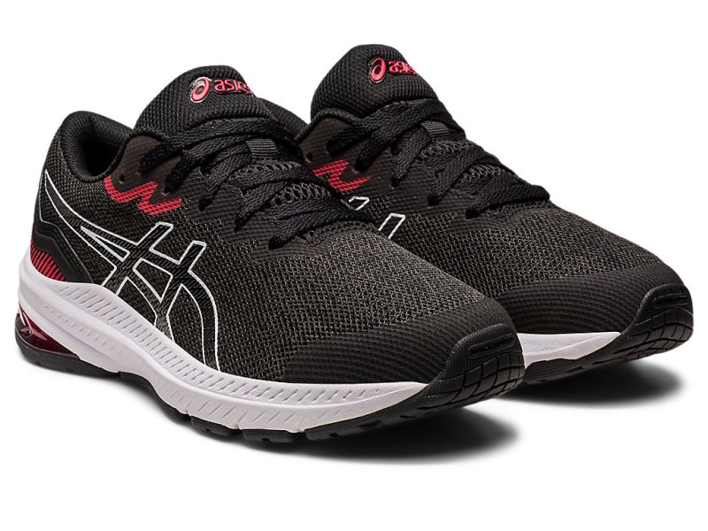 Asics Gt-1000 11 Sports Patike Dječje Crne Crvene | RS7823-198