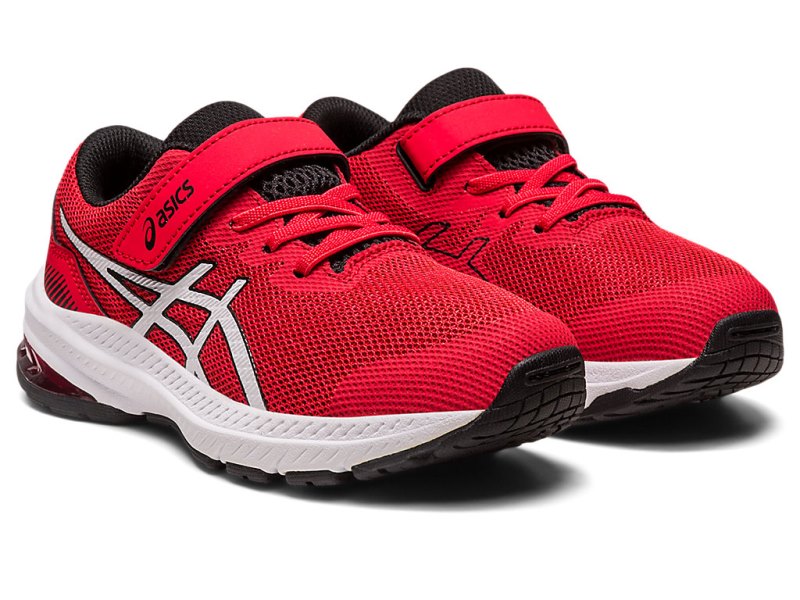 Asics Gt-1000 11 Sports Patike Dječje Crvene Bijele | RS0983-060