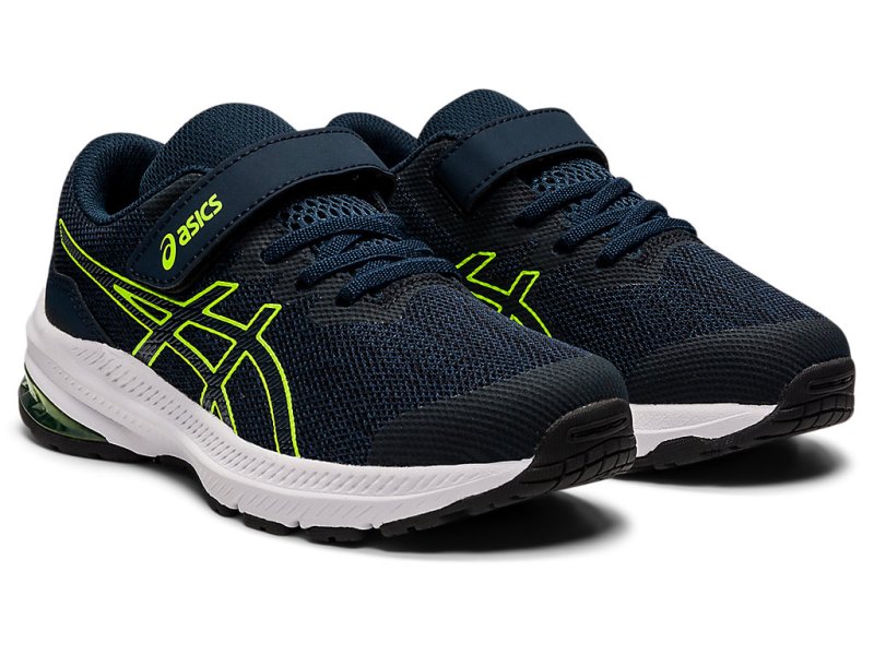 Asics Gt-1000 11 Sports Patike Dječje Plave Zelene | RS0898-181