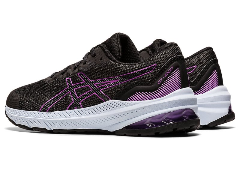 Asics Gt-1000 11 Sports Patike Dječje Tamno Sive Ljubičaste | RS0436-774