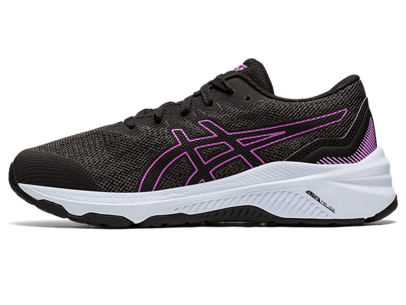 Asics Gt-1000 11 Sports Patike Dječje Tamno Sive Ljubičaste | RS0436-774