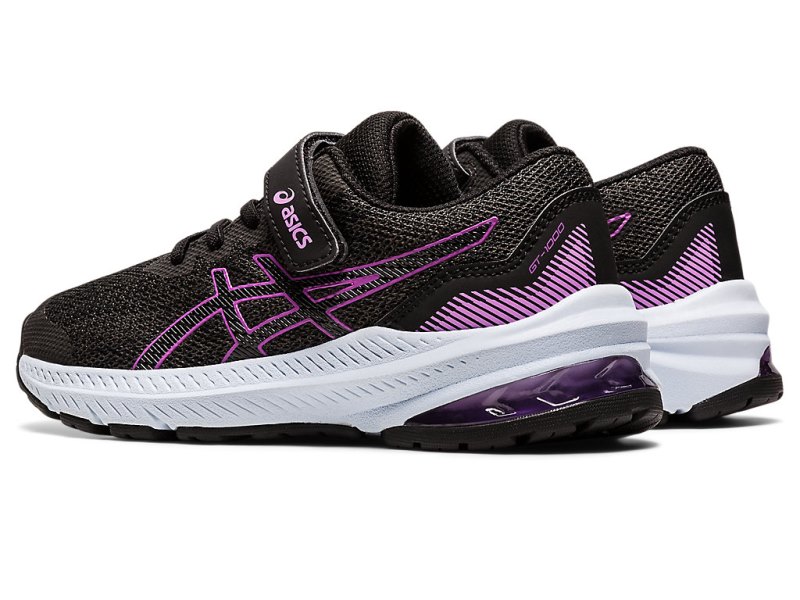 Asics Gt-1000 11 Sports Patike Dječje Tamno Sive Ljubičaste | RS2886-773