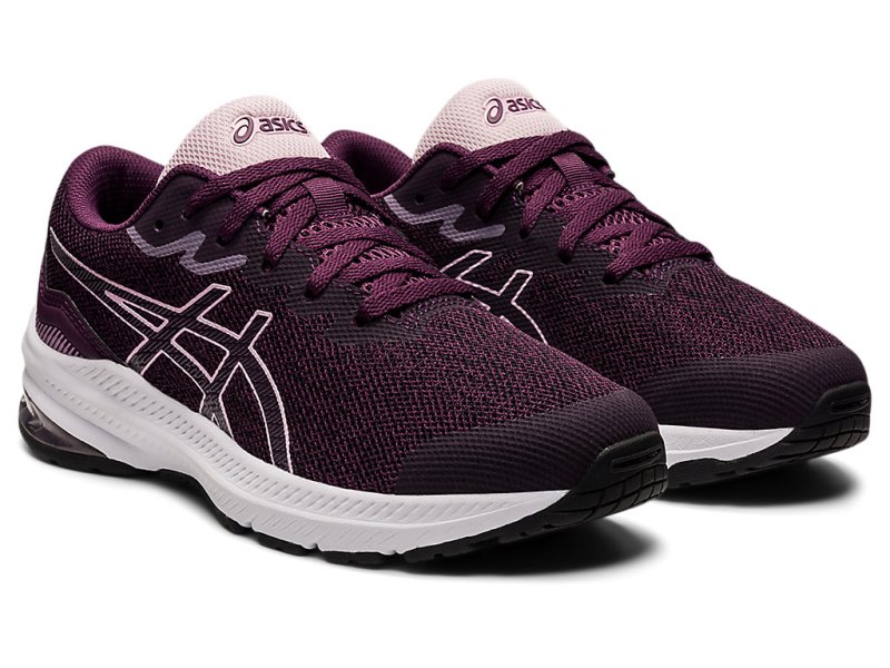 Asics Gt-1000 11 Sports Patike Dječje Tamno Ljubičaste Roze | RS3271-558