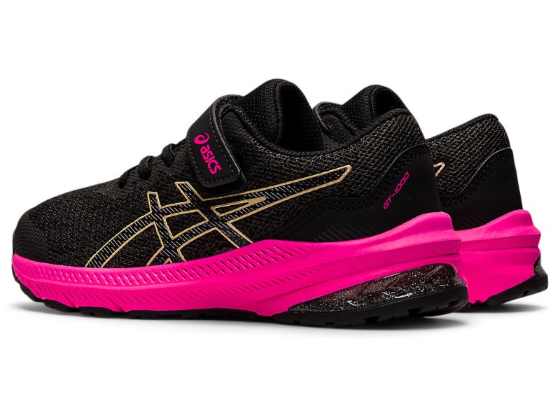 Asics Gt-1000 11 Sports Patike Dječje Tamno Sive Žute | RS8406-544