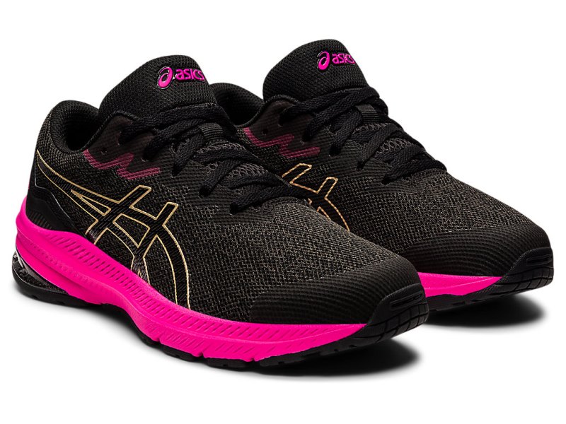 Asics Gt-1000 11 Sports Patike Dječje Tamno Sive Žute | RS8688-030