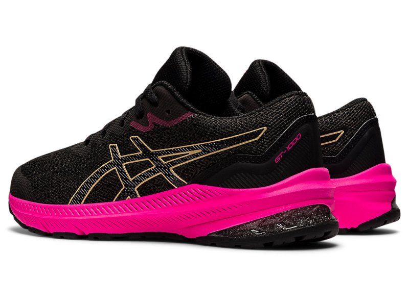 Asics Gt-1000 11 Sports Patike Dječje Tamno Sive Žute | RS8688-030