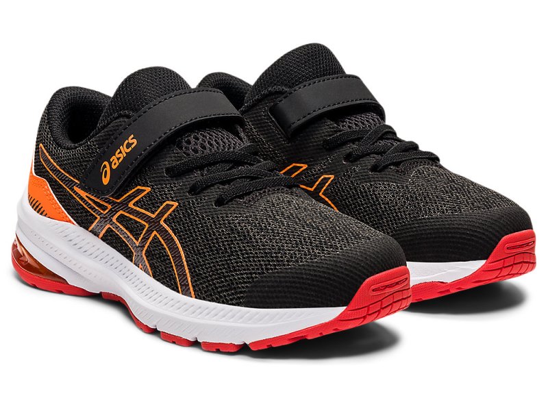 Asics Gt-1000 11 Sports Patike Dječje Tamno Sive Crvene | RS9979-731