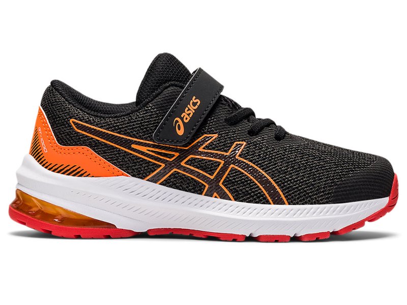 Asics Gt-1000 11 Sports Patike Dječje Tamno Sive Crvene | RS9979-731