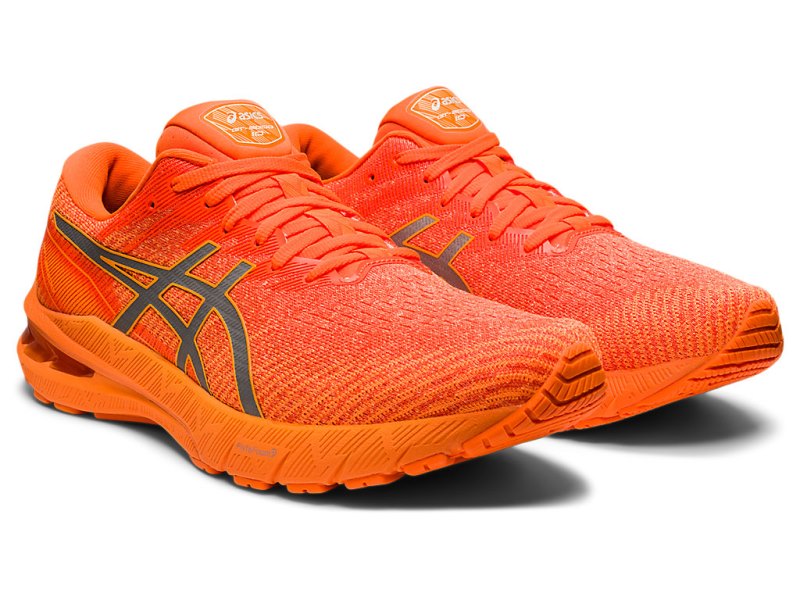 Asics Gt-2000 10 Lite-show Tenisiće Muške Sive Narančaste | RS4424-495