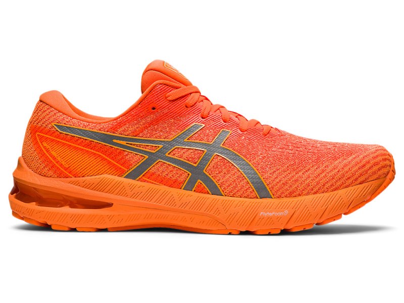 Asics Gt-2000 10 Lite-show Tenisiće Muške Sive Narančaste | RS4424-495