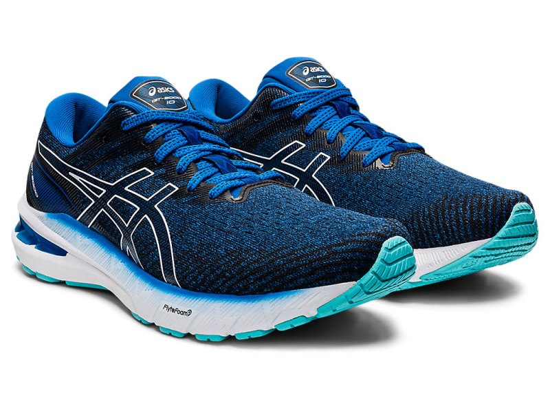 Asics Gt-2000 10 Tenisiće Muške Plave Bijele | RS6325-960