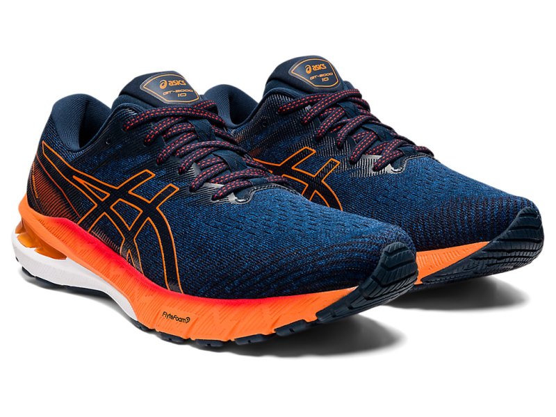 Asics Gt-2000 10 Tenisiće Muške Plave Narančaste | RS8647-418