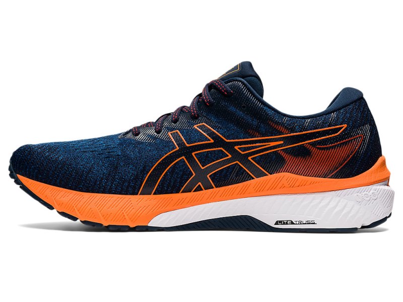 Asics Gt-2000 10 Tenisiće Muške Plave Narančaste | RS8647-418