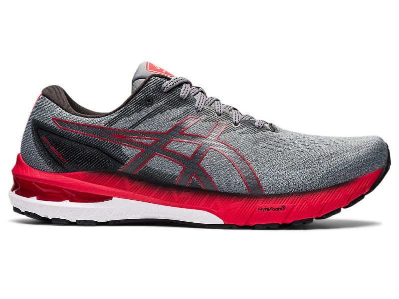 Asics Gt-2000 10 Tenisiće Muške Sive Crvene | RS5510-613