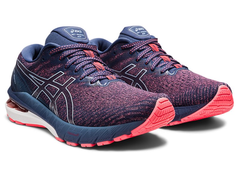 Asics Gt-2000 10 Tenisiće Ženske Koraljne Plave | RS3907-624