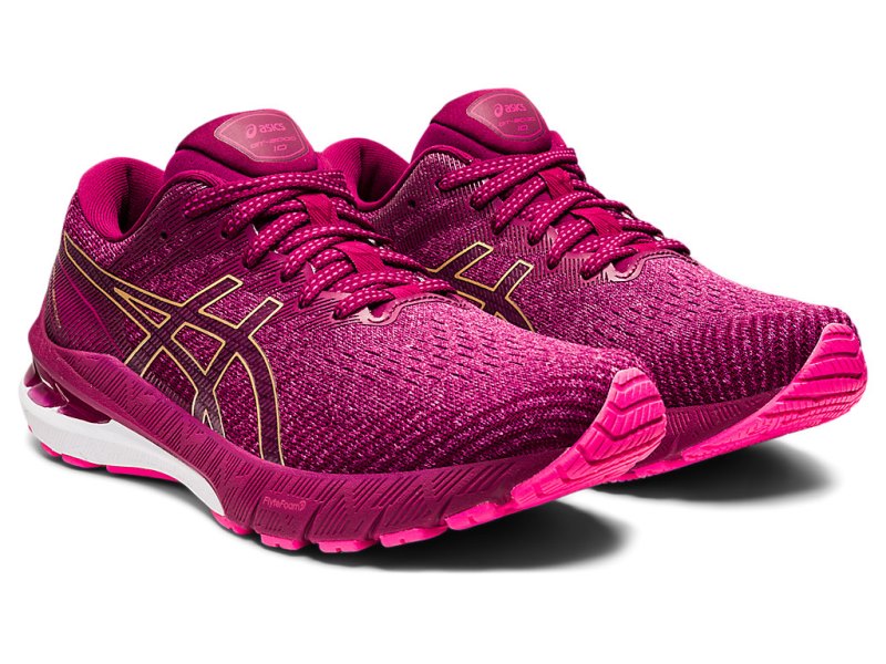 Asics Gt-2000 10 Tenisiće Ženske Roze Žute | RS5320-361