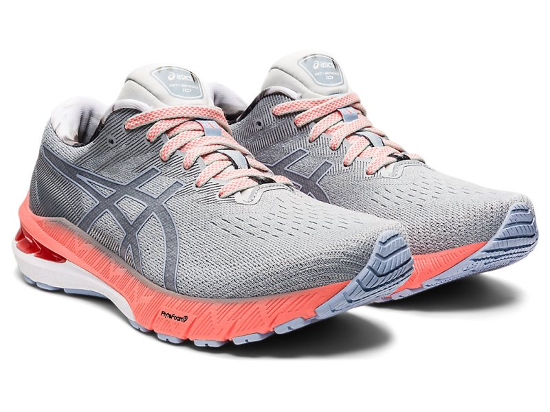 Asics Gt-2000 10 Tenisiće Ženske Sive Svijetlo Plave | RS2312-286