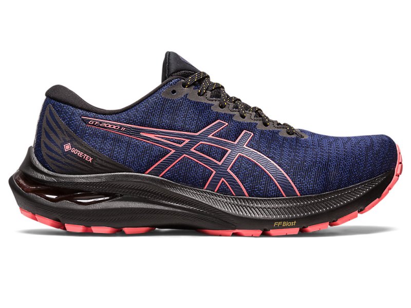 Asics Gt-2000 11 GTX Tenisiće Ženske Crne Indigo Plave | RS8085-687