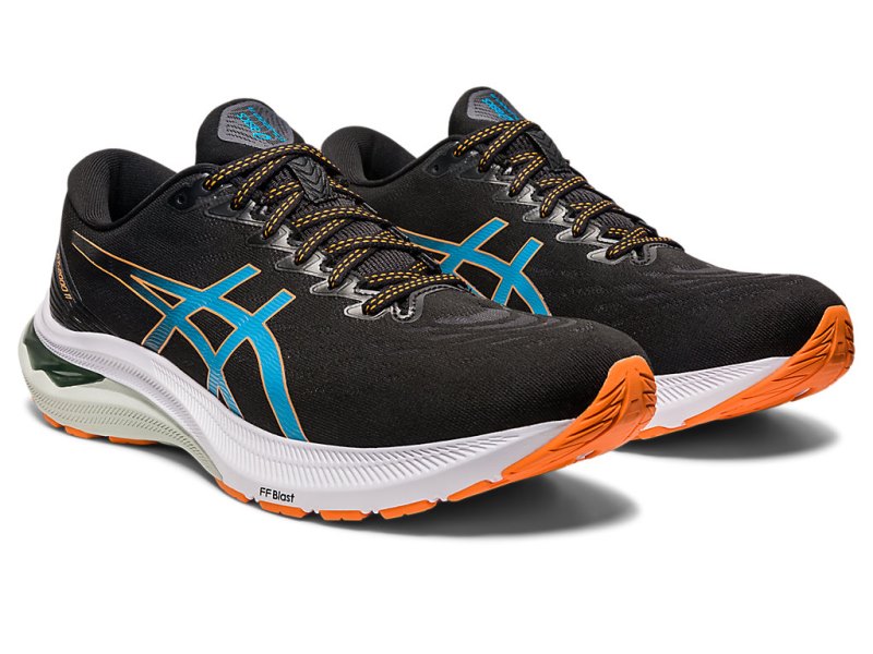 Asics Gt-2000 11 Tenisiće Muške Crne Narančaste | RS0388-925