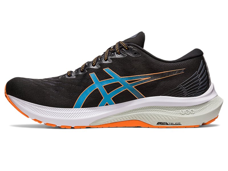 Asics Gt-2000 11 Tenisiće Muške Crne Narančaste | RS0388-925