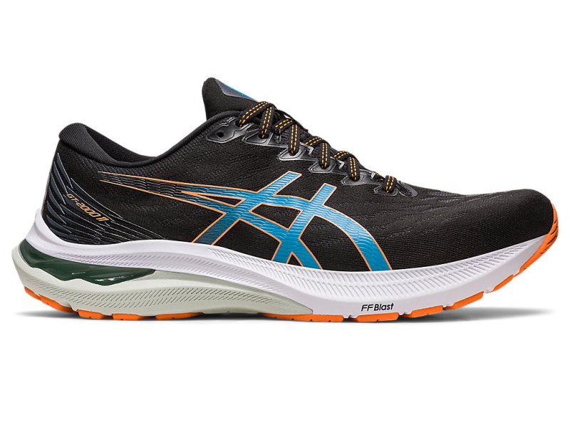 Asics Gt-2000 11 Tenisiće Muške Crne Narančaste | RS1600-722