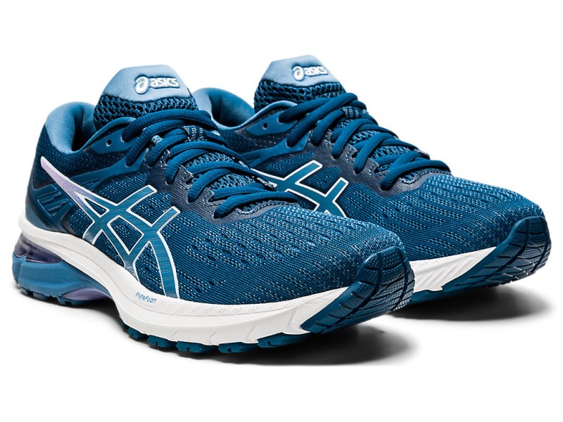 Asics Gt-2000 9 (D) Tenisiće Ženske Plave Sive | RS0851-399