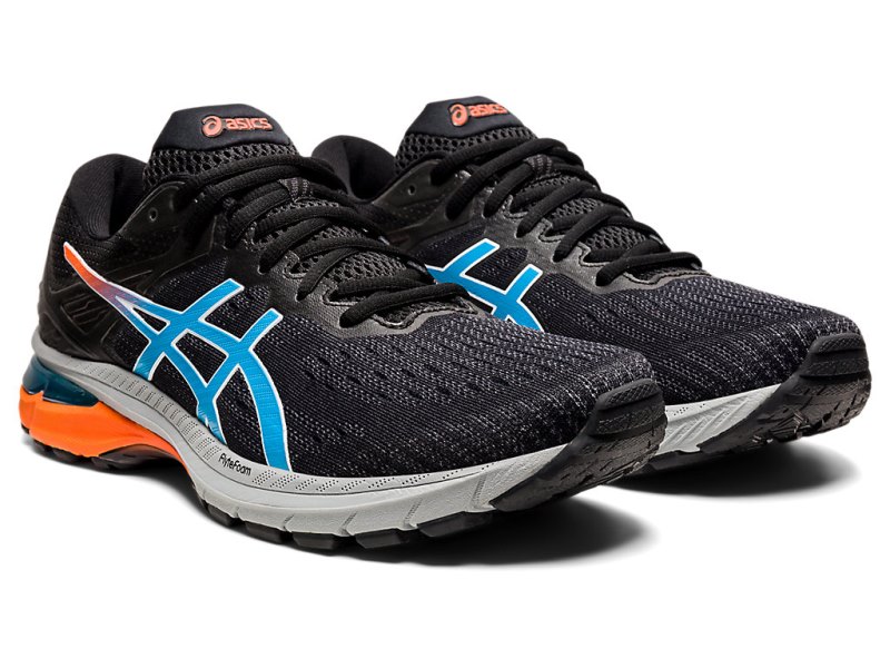 Asics Gt-2000 9 Trail Tenisice Za Trčanje Muške Crne Svijetlo Tirkizne | RS1776-129