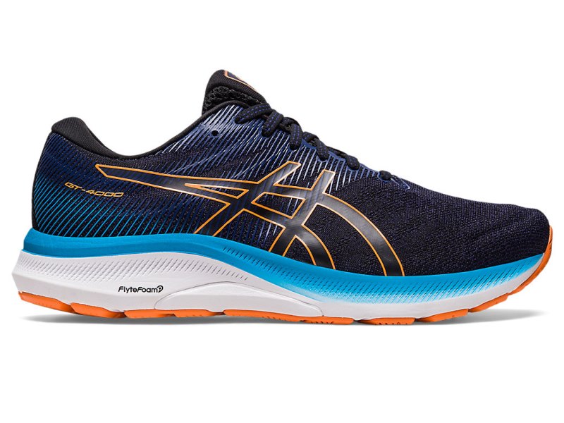 Asics Gt-4000 3 Tenisiće Muške Crne Narančaste | RS1172-114