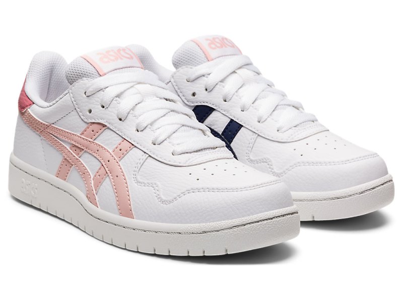 Asics Japan S Netball Patike Dječje Bijele Svijetlo Koraljne | RS4360-552