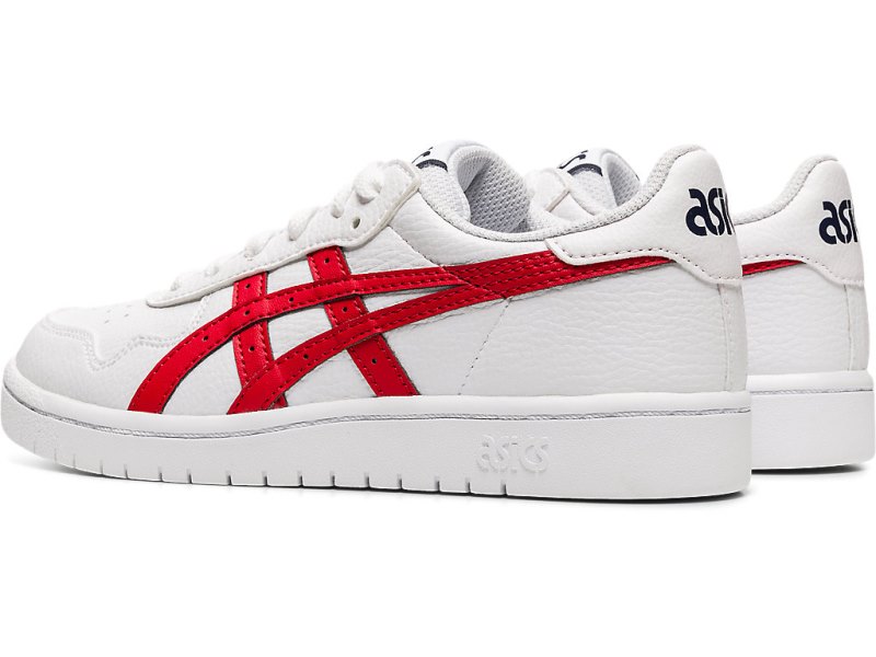 Asics Japan S Netball Patike Dječje Bijele Crvene | RS4885-496