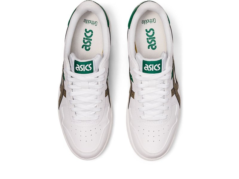 Asics Japan S Netball Patike Muške Bijele Tamno Kaki Boja | RS6037-703