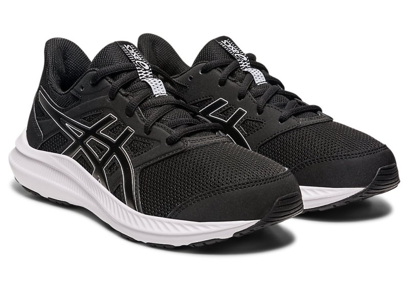 Asics Jolt 4 Sports Patike Dječje Crne Bijele | RS1521-849