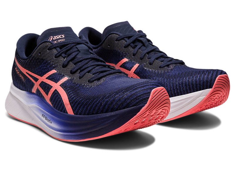 Asics Magic Speed 2 Tenisiće Ženske Indigo Plave Koraljne | RS2194-764