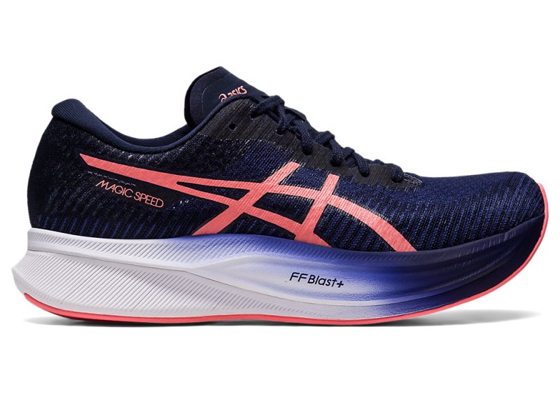 Asics Magic Speed 2 Tenisiće Ženske Indigo Plave Koraljne | RS2194-764