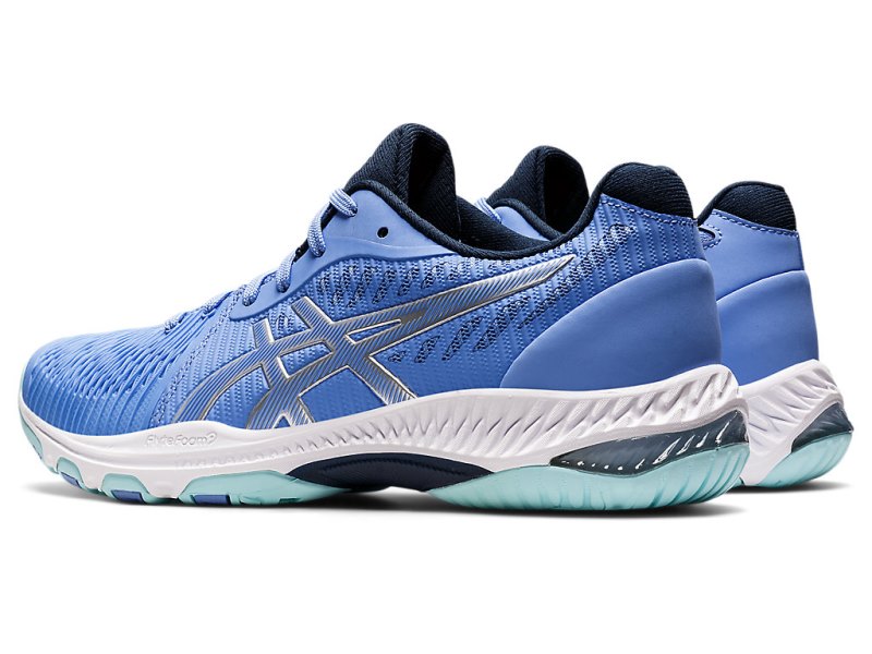 Asics Netburner Ballistic FF 2 Tenisice Za Odbojku Ženske Plave Srebrne | RS4402-795