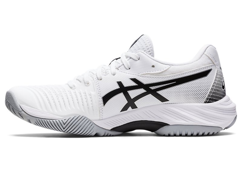 Asics Netburner Ballistic FF 3 Tenisice Za Odbojku Ženske Bijele Crne | RS2557-359