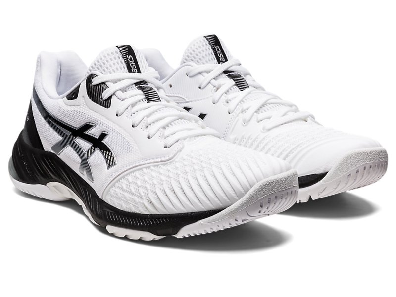 Asics Netburner Ballistic FF 3 Tenisice Za Odbojku Muške Bijele Crne | RS4449-637