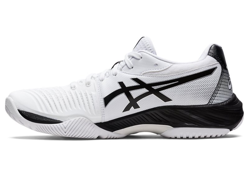 Asics Netburner Ballistic FF 3 Tenisice Za Odbojku Muške Bijele Crne | RS4449-637