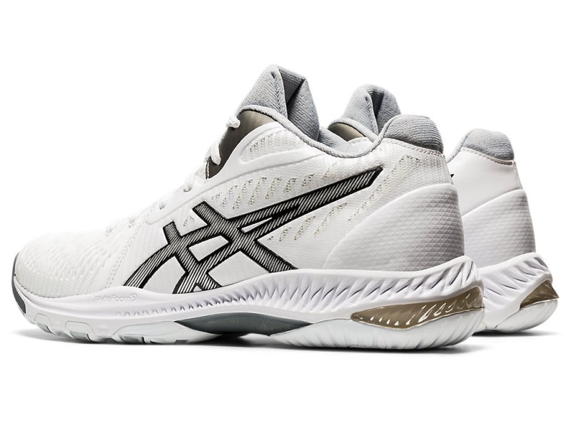 Asics Netburner Ballistic FF MT 2 Tenisice Za Odbojku Ženske Bijele Crne | RS6158-251