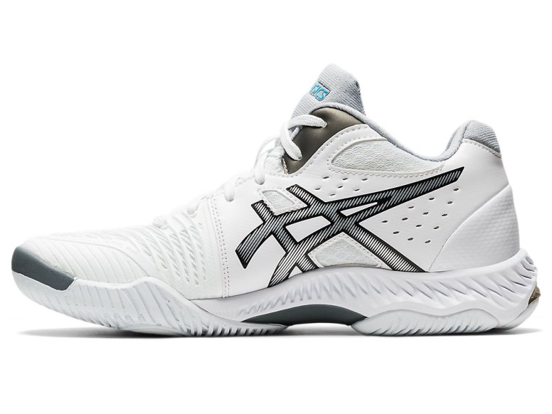 Asics Netburner Ballistic FF MT 2 Tenisice Za Odbojku Ženske Bijele Crne | RS6158-251