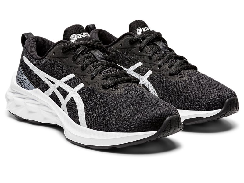 Asics Novablast 2 Sports Patike Dječje Crne Bijele | RS7723-509