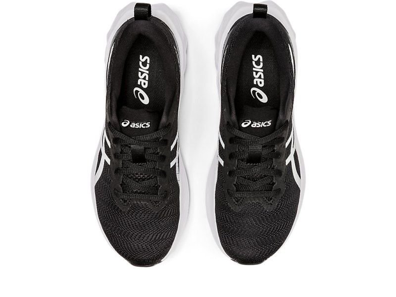 Asics Novablast 2 Sports Patike Dječje Crne Bijele | RS7723-509