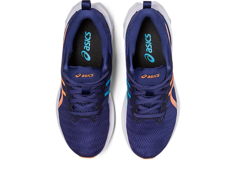 Asics Novablast 2 Sports Patike Dječje Indigo Plave Narančaste | RS1202-701