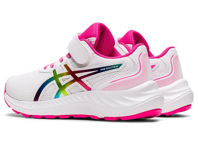 Asics PRE EXCite 9 Sports Patike Dječje Bijele Roze | RS9544-877