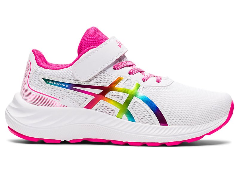 Asics PRE EXCite 9 Sports Patike Dječje Bijele Roze | RS9544-877